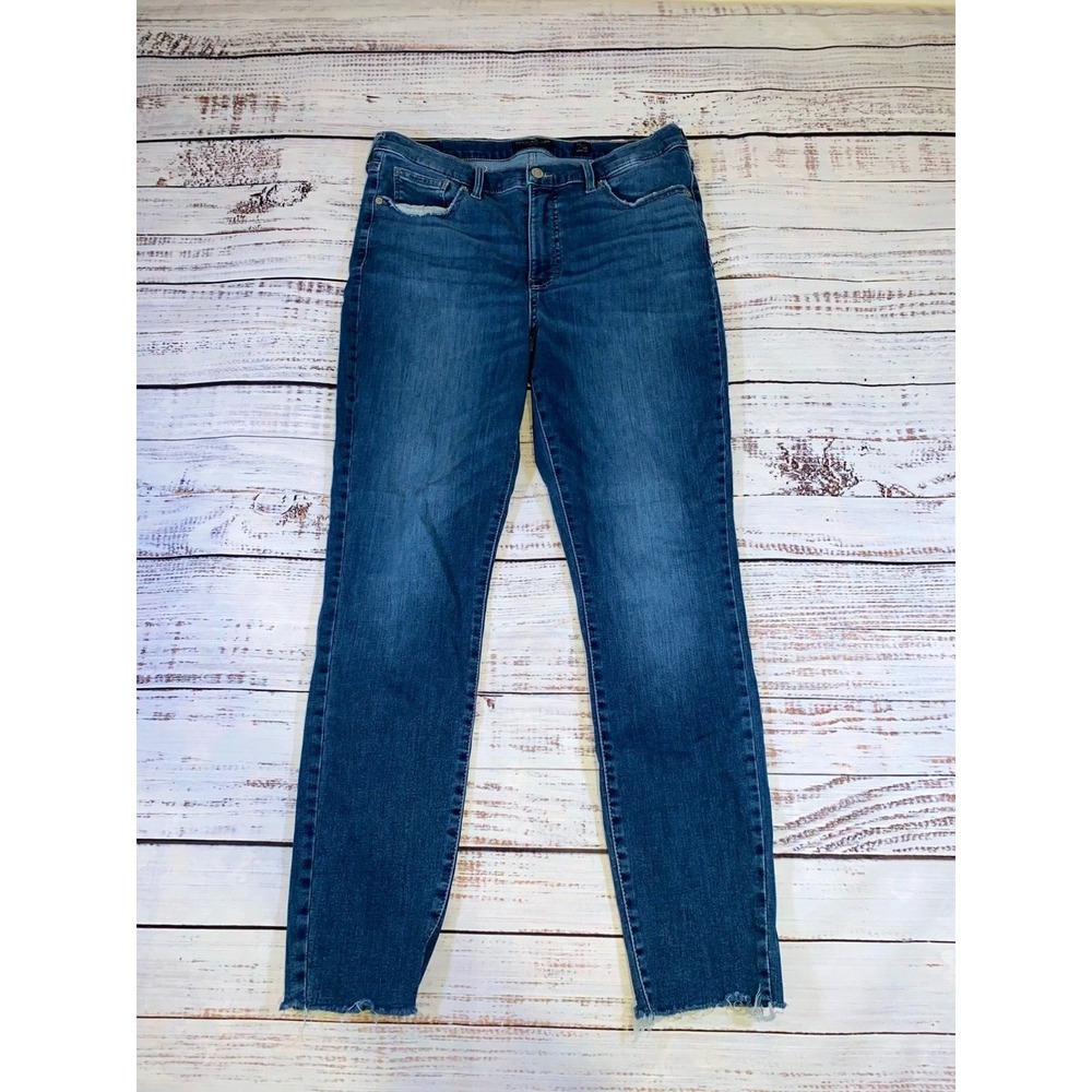 Lucky Brand Blue Jeans Women's 14/32 5-Pockets Denim Zip Fly Medium Wash Outdoor
